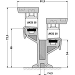 0424013 - AKG 35 BU - Соединительная клемма