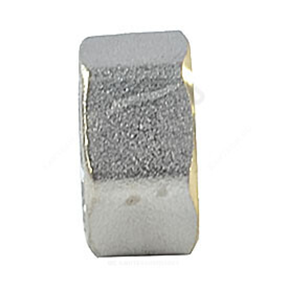 Заглушка латунь никель Ду 20 (3/4") ВР 9016 ГОСТ 32585-2013 Aquasfera 9016-02