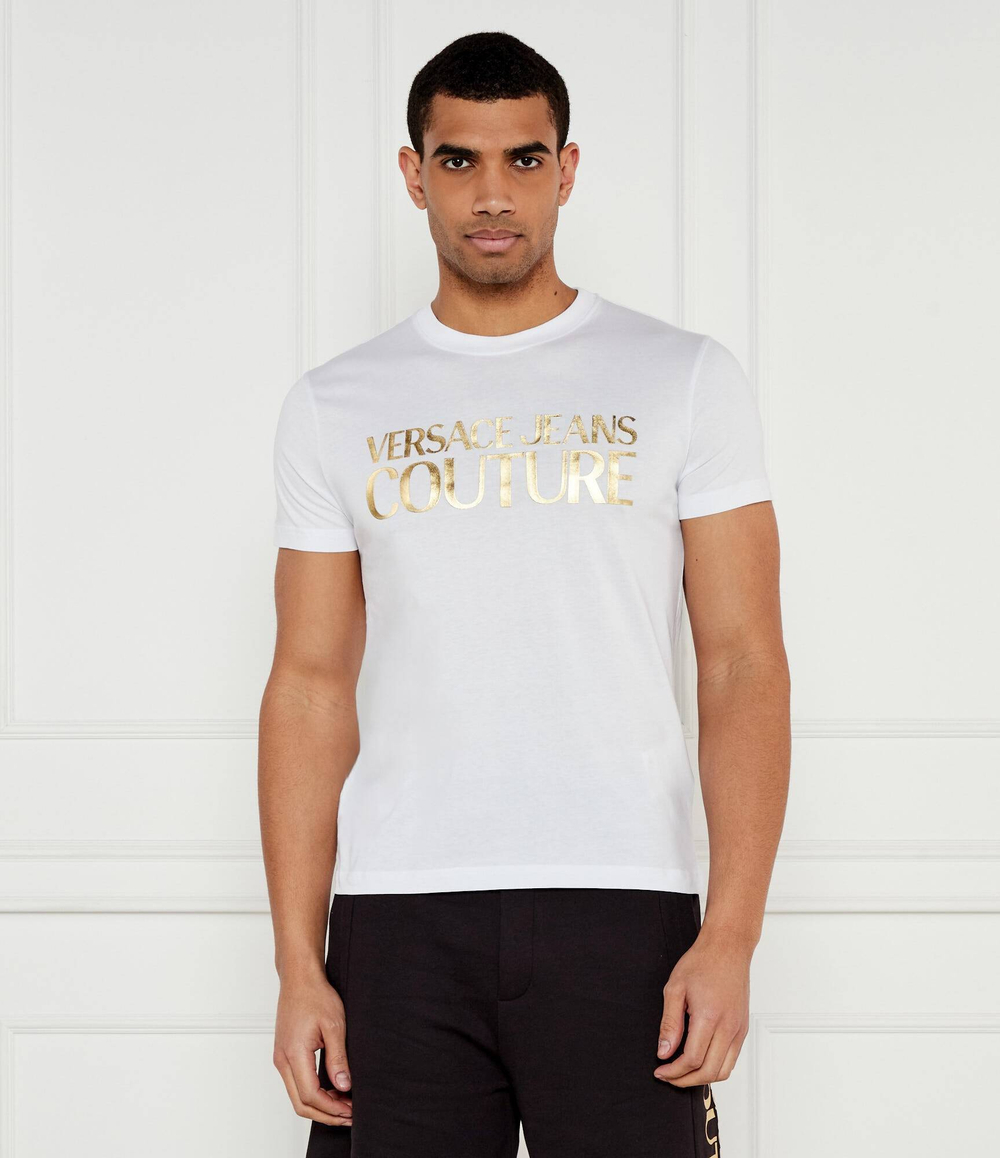Футболка Versace Jeans Couture - белый(78GAHT05CJ00T)