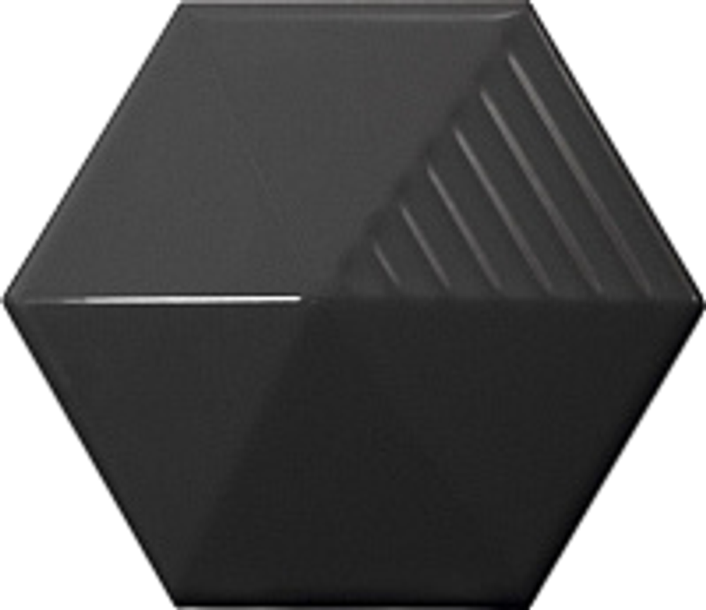 Керамическая плитка для стен EQUIPE MAGICAL 3 Umbrella Black 10,7x12,4/ЭКИПЕ МЕДЖИКАЛ 3 Умбрелла Блэк 10,7x12,4