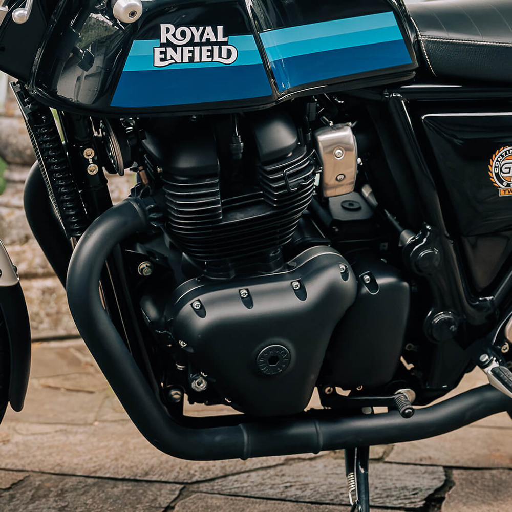 Royal Enfield Continental GT 650 Slipstream Blue (Black Alloy) 2025