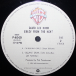 David Lee Roth / Crazy From The Heat (12" Vinyl EP)