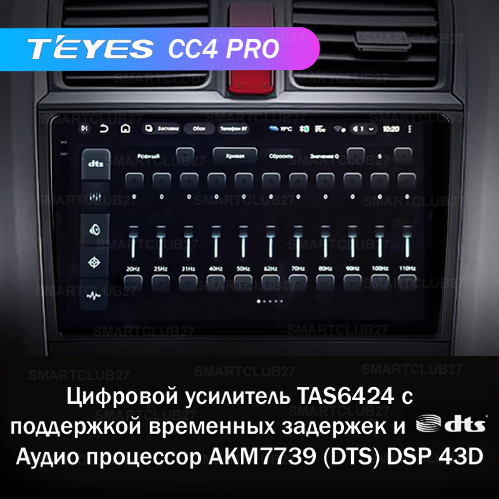 Teyes CC4 Pro 9" для Honda CR-V 2006-2012