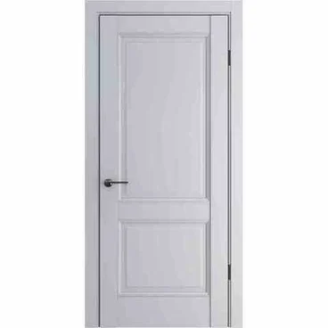 Межкомнатная дверь экошпон ДП-78 silver gray глухая