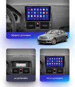 Магнитола для Mercedes-Benz C-класс W204 2007-2011 - Kuberg QLed+2K, Android 14, TS105, Быстрейшая, CarPlay, SIM-слот