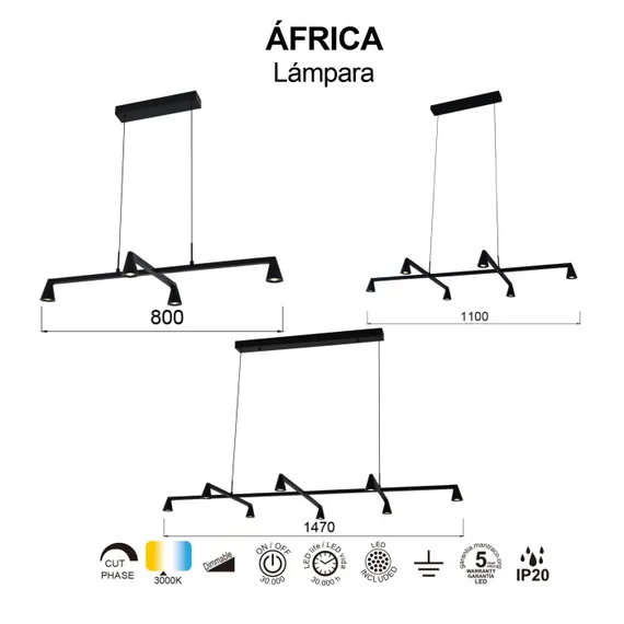Подвесной светильник Africa 9408 Mantra