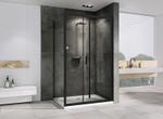 Душевой уголок Abber Sonnenstrand 120x80 AG07120B-S80B профиль Черный стекло прозрачное
