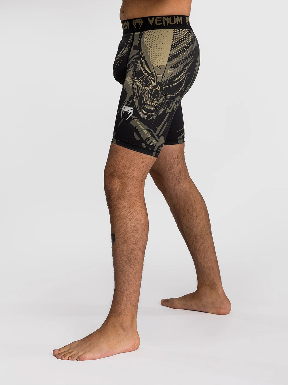 Шорты компрессионные Venum Midnight Fury Black/Grey/Silver