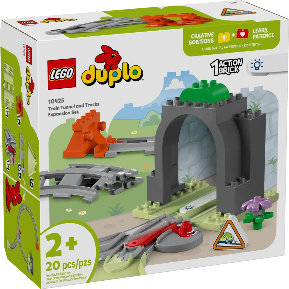 Конструктор LEGO Duplo 10425 Железнодорожный туннель и рельсы