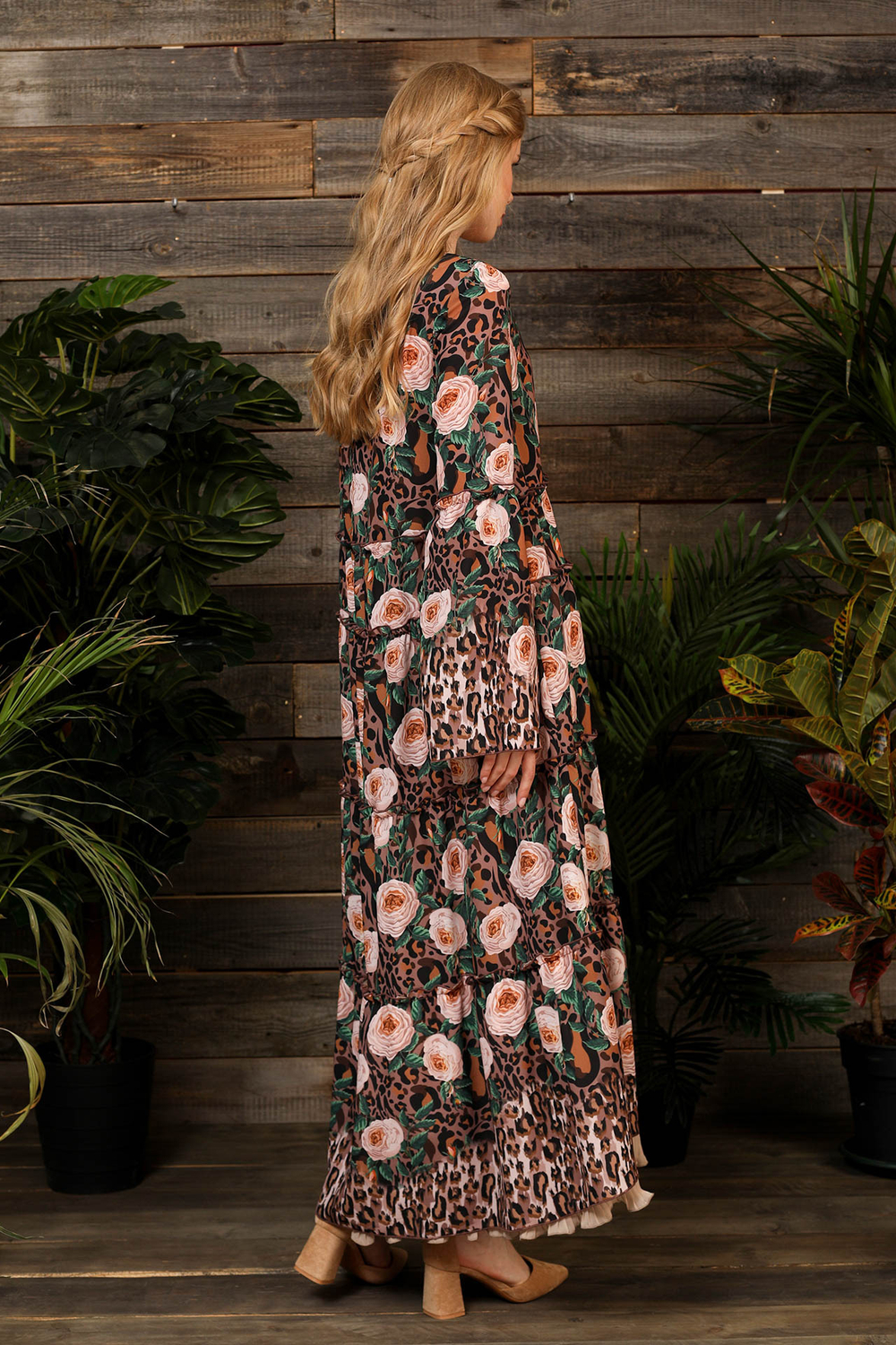 Dress "Hillary-2. Roses"