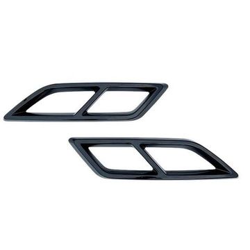 Накладки на задний бампера Chery Arrizo 8 2022-2024 чёрный глянец