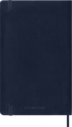 Блокнот Moleskine Classic Soft (QP619B20) 13х21см 192стр. пунктир мягкая обложка синий сапфир
