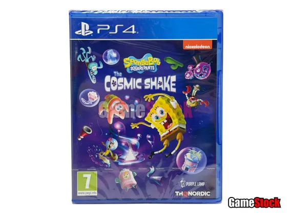 PS4 Губка Боб / SpongeBob SquarePants: The Cosmic Shake (Новый, Русские субтитры, CUSA-30582)