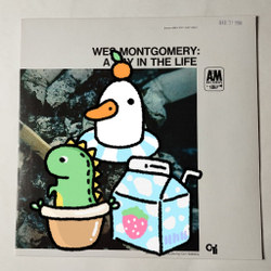 Винтажная виниловая пластинка LP Wes Montgomery A Day In The Life (Japan 1981) (No Obi) Eleanor Rigby