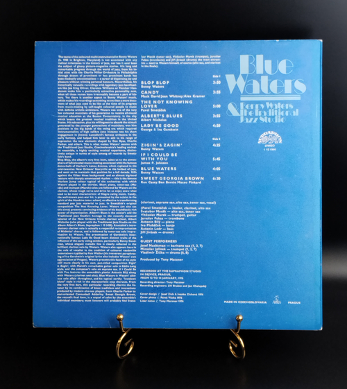 LP Benny Waters & The Traditional Jazz Studio - Blue Waters. Джаз. Supraphon Чехословакия 1976 год.