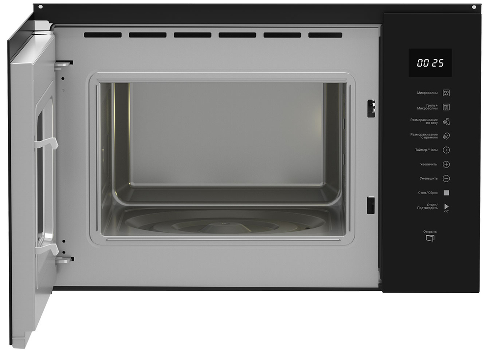 Встраиваемая микроволновая печь СВЧ Hotpoint MF25G BL H