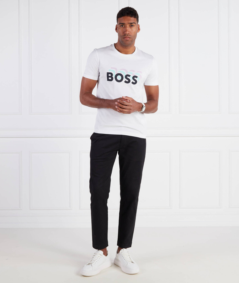 Футболка Tessler 187 BOSS BLACK - белый(50489581)