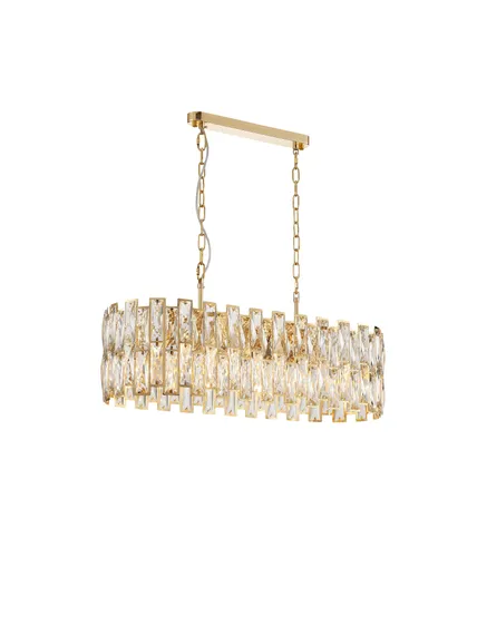 Люстра подвесная NewRgy B65-L800*W300*H230 H-GOLD, 8×40 Вт, золотая
