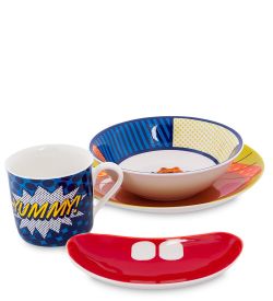 Topchoice TC-15 Набор посуды «Кот гурман» (Craving cat)