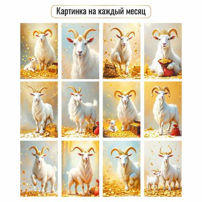 Календарь-домик горизонтальный 2027 "Символ года" 10057 (Квадра)