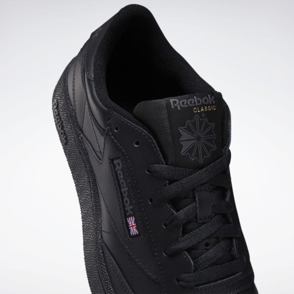 Кроссовки мужские REEBOK Club c 85 black/charcoal ex-AR0454