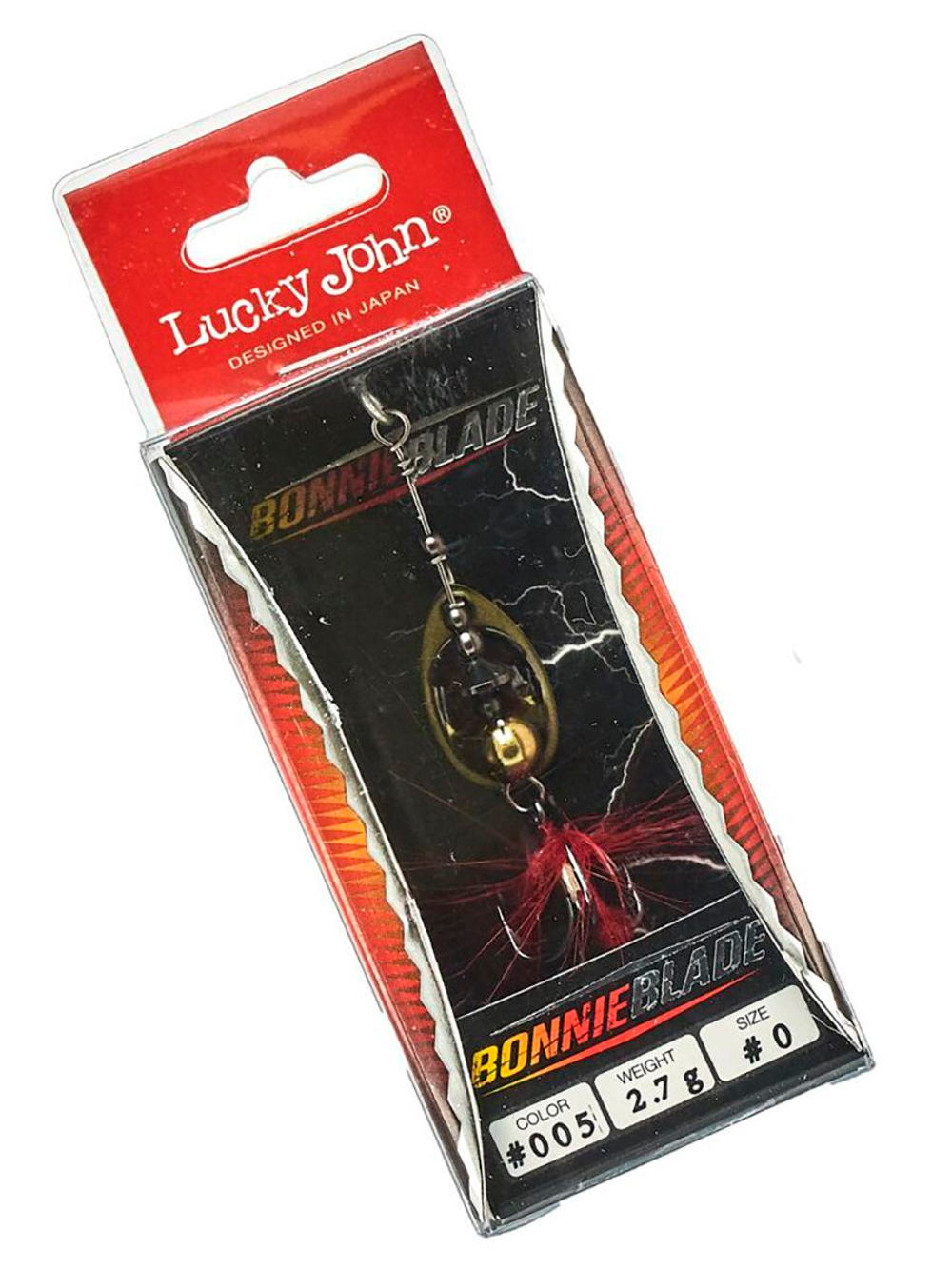 Блесна вращающаяся Lucky John BONNIE BLADE 4 10.3г 011 в блистере