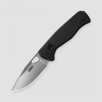 Нож "HVAS™T",скл.,ст.1.4116 SS,кл.Satin Finish,рук.разб.черн.пластик, клипса