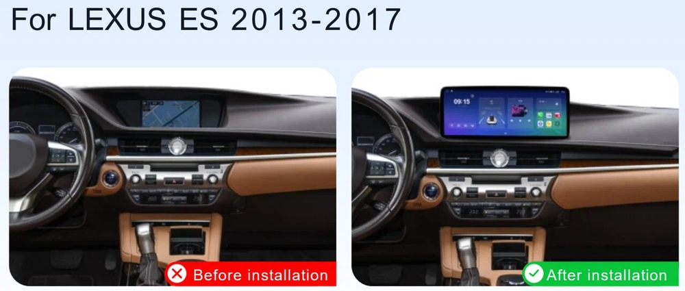 Установочный комплект для LEXUS ES 2012-2018 low KUBERG GL-12812-FW