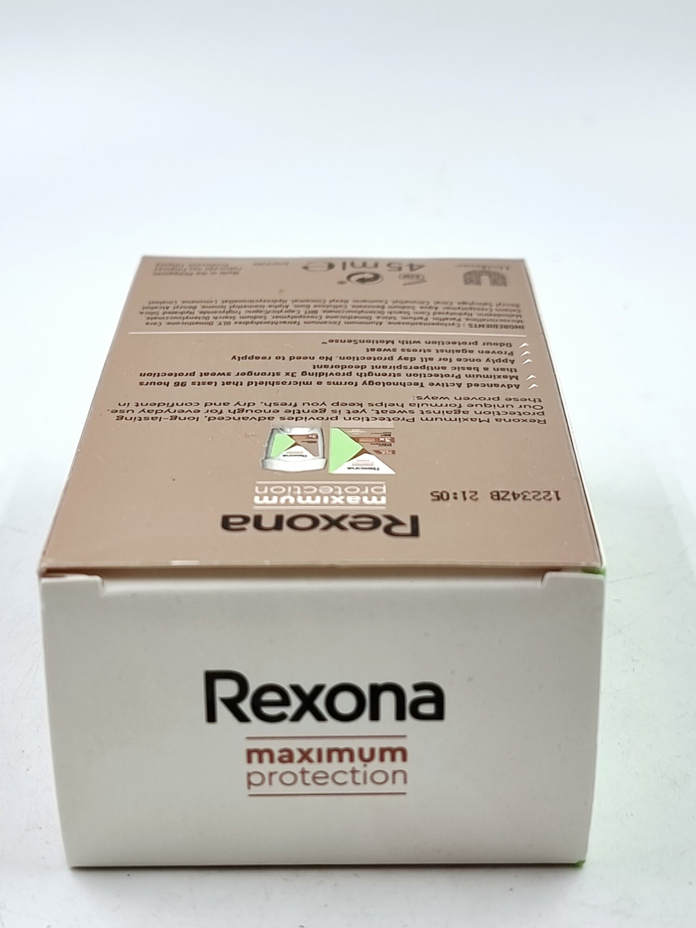 Rexona Maximum Protection Дезодорант-крем "Sport Strength" для женщин 96 часов 45 мл (из Финляндии)
