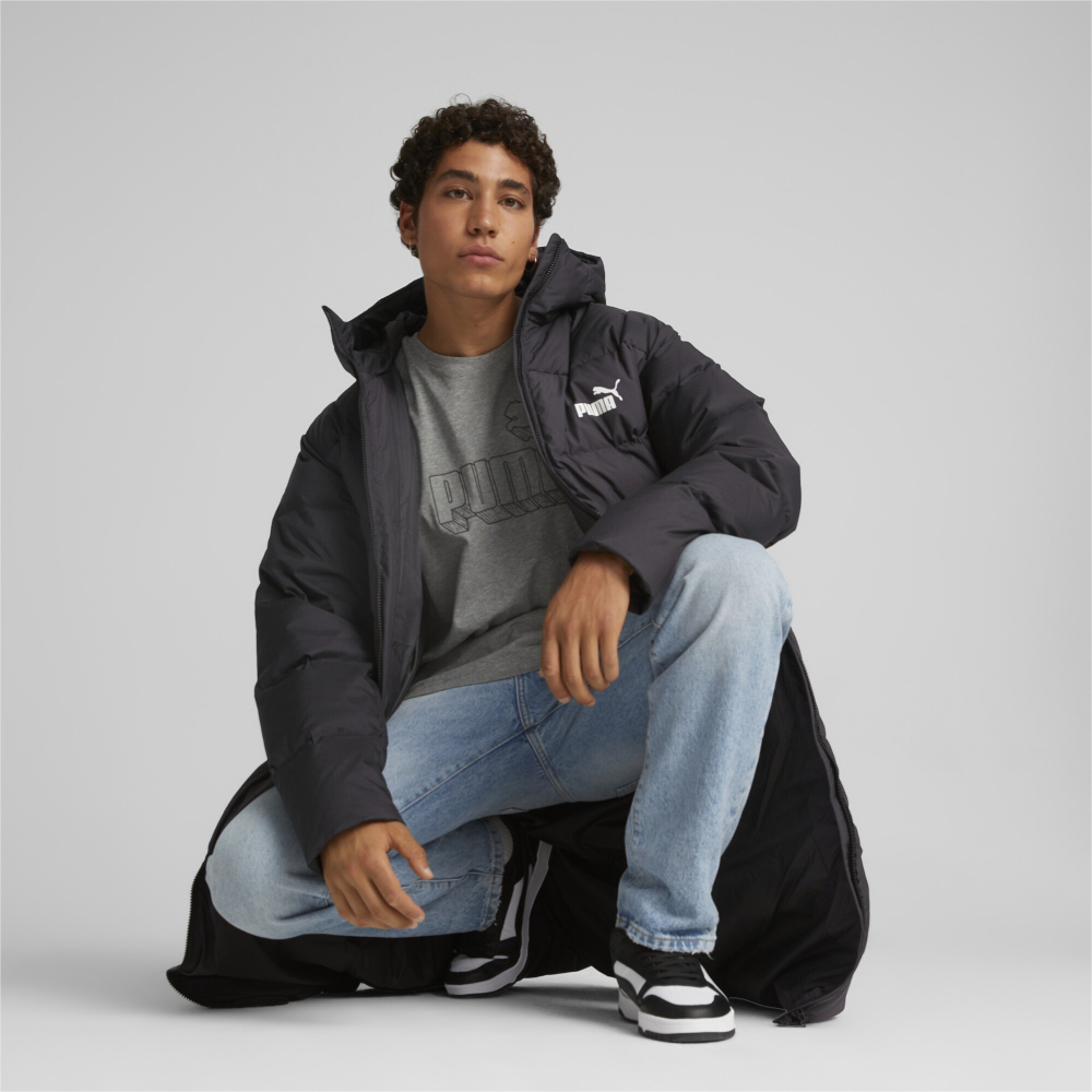 Пуховик мужской Puma Long Hooded Down Coat