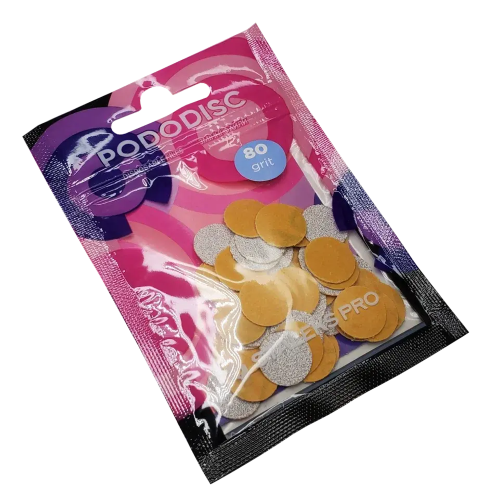 Сменные файлы для педикюрного диска S (15мм) 80 грит STALEKS PRO, 50 шт