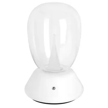 Настольная лампа диммируемая 10W 3000K 807906 прозрачный/белый Uovo III Lightstar