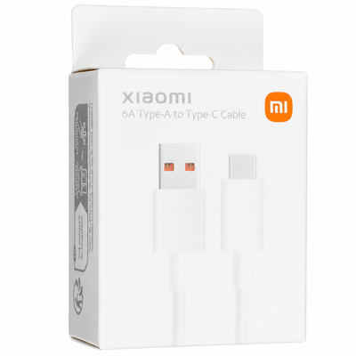 Кабель Xiaomi Type-C - USB-A 6A, 1 м