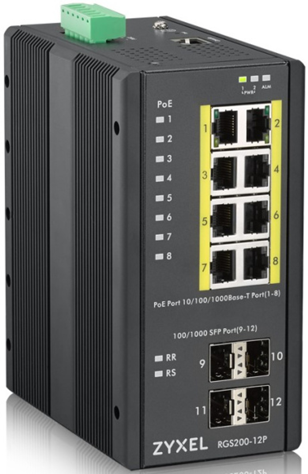 Коммутатор управляемый ZYXEL RGS200-12P-ZZ0101F