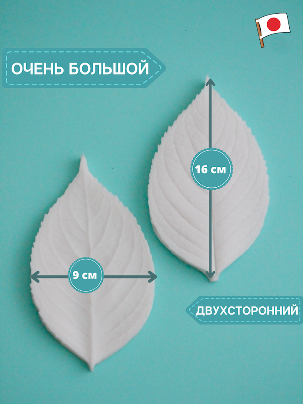 Вайнер силиконовый лист Гортензии от Академии ClayCraft by DECO™