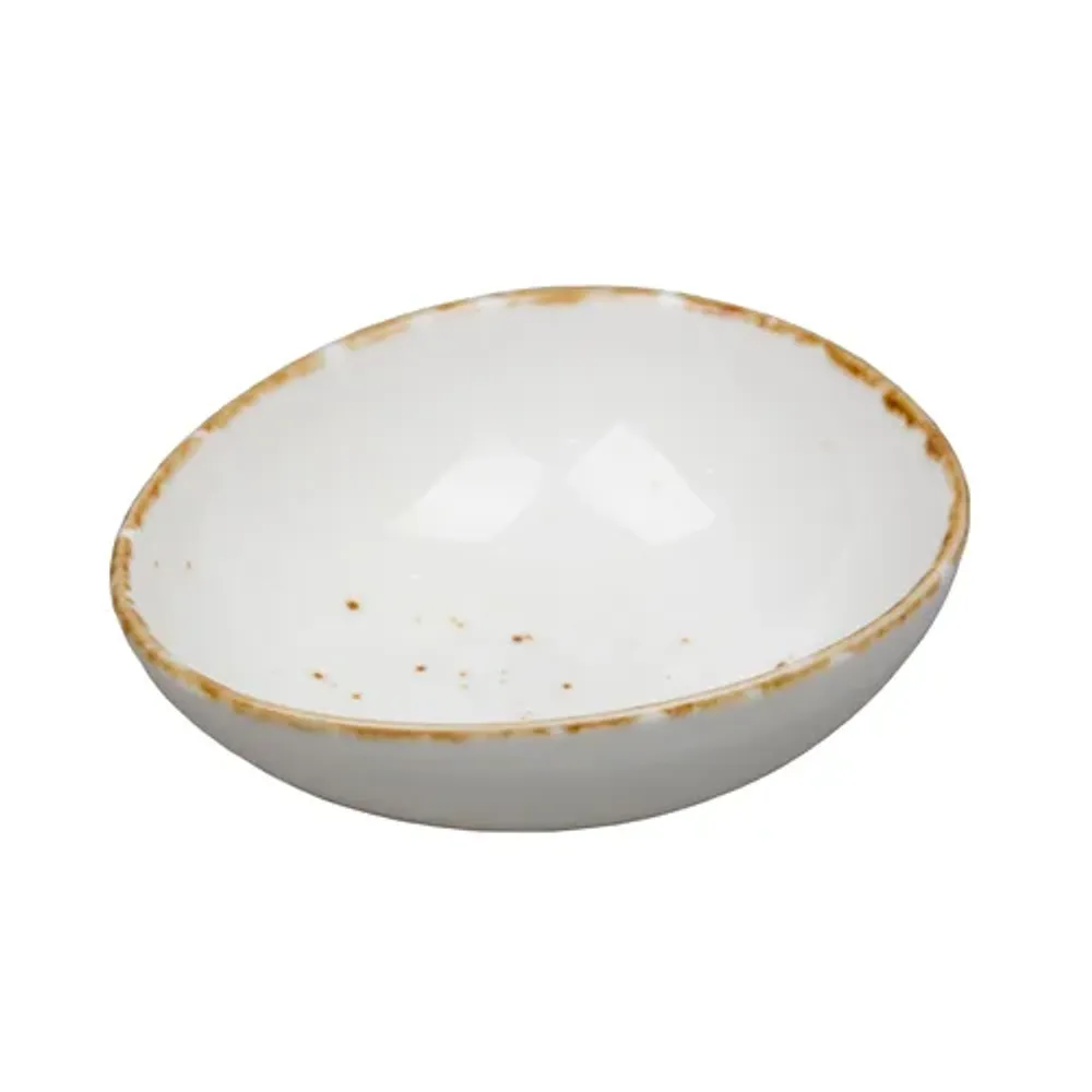 Соусник 50 мл 8,5*7,5 см h2,7 см овальный фарфор Organica Grain P.L. Proff Cuisine [12]