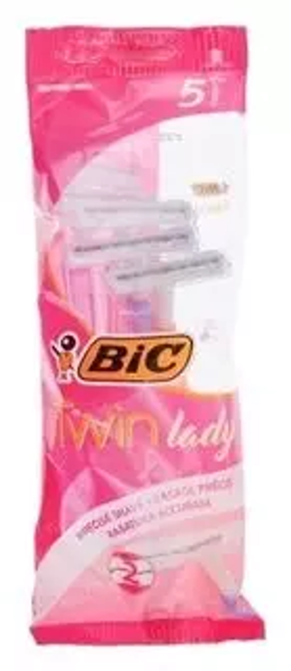 Станок д/бритья одноразовый "BIC TWIN LADY" (5шт)