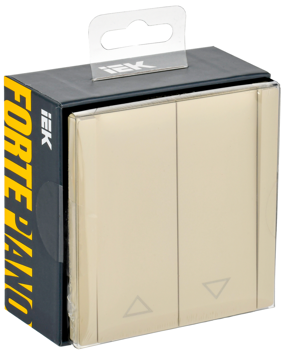 FORTE&PIANO Выключатель жалюзи 10А FP411 ваниль IEK