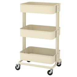 IKEA RÅSKOG  (ИКЕА РОСКОГ)  -  Тележка - бежевый 35х45х77 см