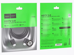 Кабель HDMI - HDMI HDTV2.0 Hoco US08 4K/60Hz 2м черный