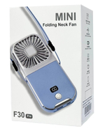 Вентилятор портативный + powerbank 3000mAh Xiaomi F30 Pro бело-черный