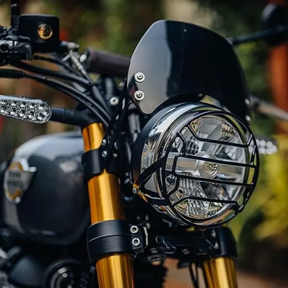 Кожух приборной панели Royal Enfield, Bear 650 черный, 1990530