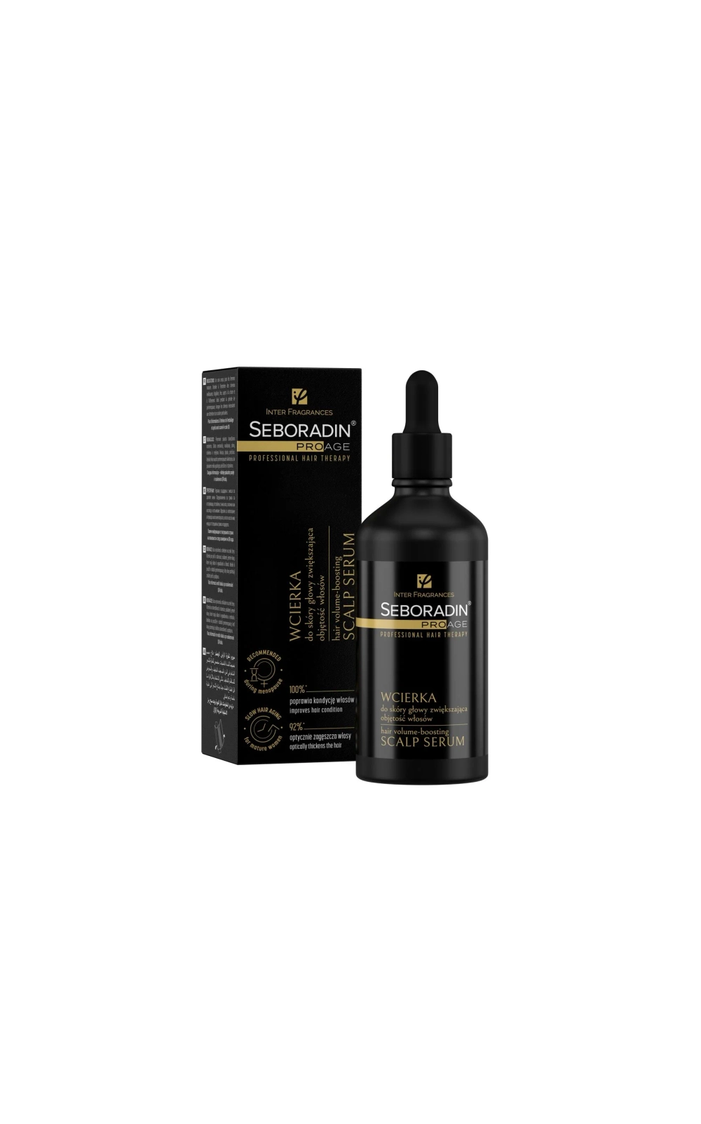 Атнивозрастная сыворотка для объема тонких волос PRO AGE Hair volume-boosting scalp serum