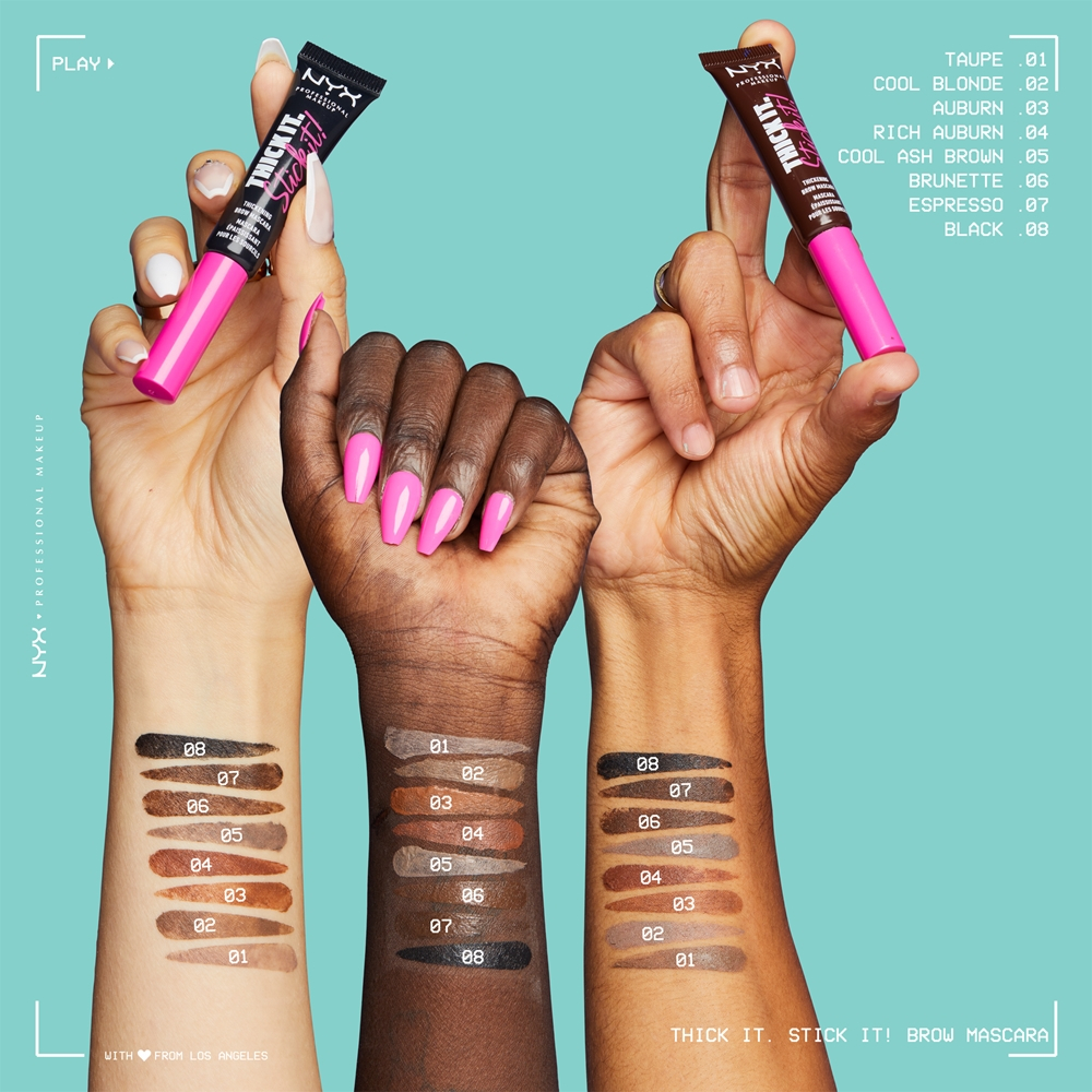 NYX Professional Makeup Thick it Stick It Brow Mascara - Тушь для бровей оттенок 05 Ash Brown, 7 ml