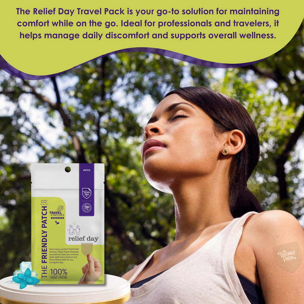 The Friendly Patch, Нашивки для путешествий, Relief Day, 8 шт.