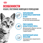 Royal Canin Indoor Индор Корм сухой сбалансированный для взрослых кошек в возрасте от 1 года до 7 лет живущих в помещении 4кг