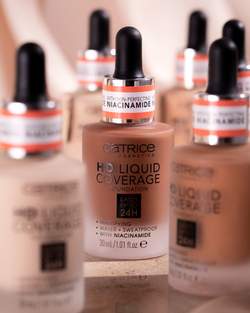 Catrice HD Liquid Coverage - Тональная основа оттенок 040 Warm Beige, 30 ml