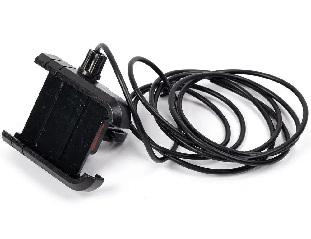 Держатель телефона с Usb зарядкой для электровелосипеда самоката