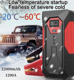 Устройство пусковое портативное бустер 18000mAh 1200A в чехле (GGJSM43) GKFLY