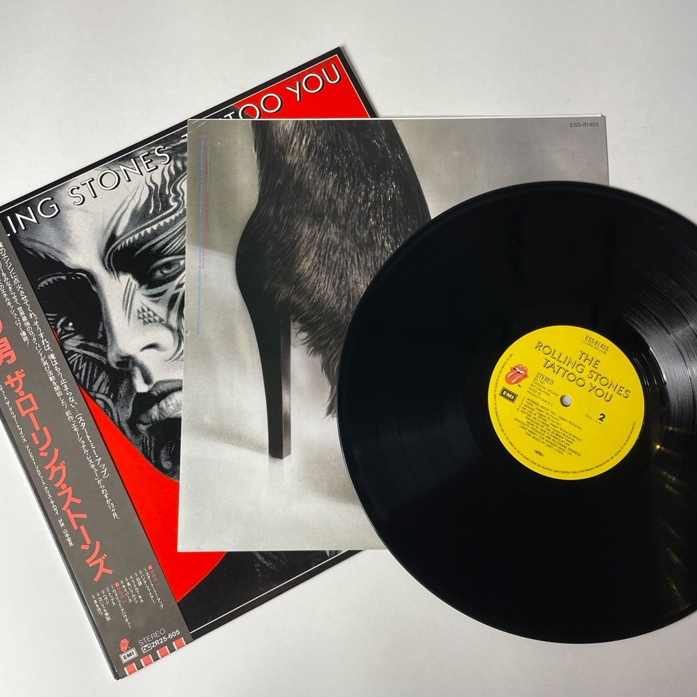 Винтажная виниловая пластинка LP The Rolling Stones Tattoo You (Japan 1981) (Obi)